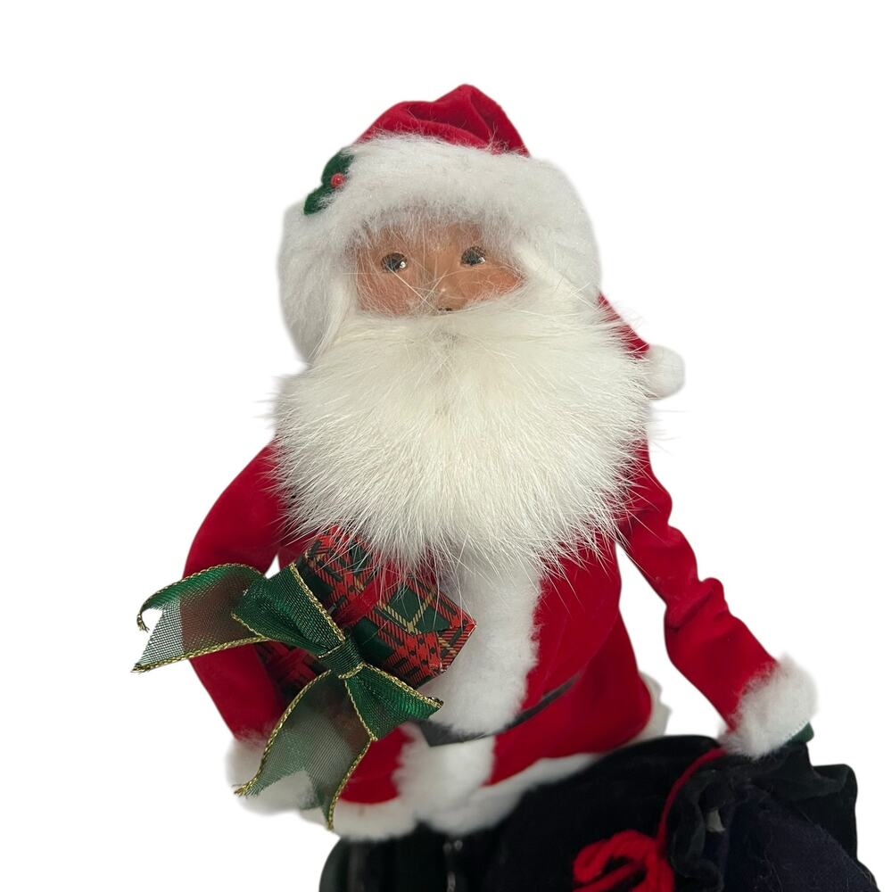 2006 Byers Choice Santa with Sack & Gifts 13" Figurine Collectible For Talbots - Picture 3 of 10